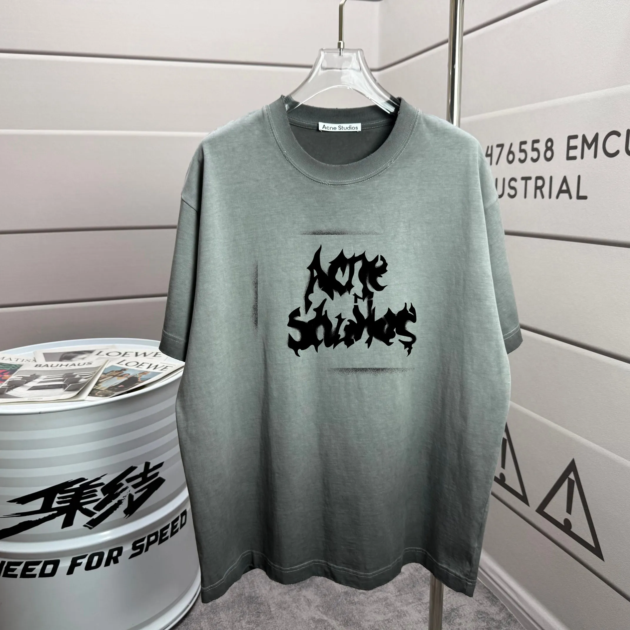 # 90 Acne studios * 2026 New Arrival tee Same Style : Black Size :S M L XL XXL Size： S （90-130 ） M （120-150 ） L （140-165 ） XL （160-180 ） XXL （180 ）